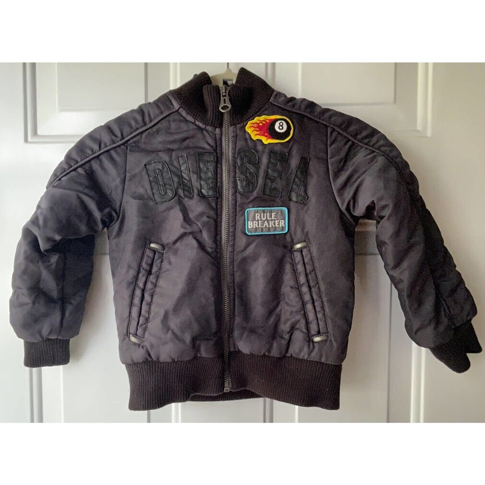 Diesel Boys Bomber Jacket size 3 RN 93243 CA 25594